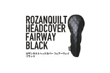 ロザンキルトヘッドカバー フェアウェイウッド(カラー：ブラック/番手：3W)【ゴルフ ヘッドカバー フェアウェイウッド 用 ミトン ロザンキルト カバー 香川 さぬき KAMAKURA HANDS CRAFT】