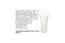 ロザンキルトヘッドカバー フェアウェイウッド(カラー：ホワイト/番手：XW)【ゴルフ ヘッドカバー フェアウェイウッド 用 ミトン ロザンキルト カバー 香川 さぬき KAMAKURA HANDS CRAFT】