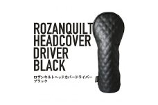 ロザンキルトヘッドカバー ドライバー(カラー：ブラック)【ゴルフ ヘッドカバー ドライバー 用 ミトン ロザンキルト カバー 香川 さぬき KAMAKURA HANDS CRAFT】