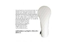 ロザンキルトヘッドカバー ドライバー(カラー：ホワイト)【ゴルフ ヘッドカバー ドライバー 用 ミトン ロザンキルト カバー 香川 さぬき KAMAKURA HANDS CRAFT】