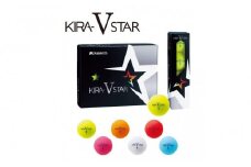 ゴルフボール KIRA STAR V 12球入 2ダース (計24球)【イエロー】ゴルフ キャスコ kasco