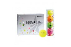 ゴルフボール  KIRA STAR 12球入 4色×3セット  2ダース（イエロー、オレンジ、ピンク、ライム） ゴルフ キャスコ kasco