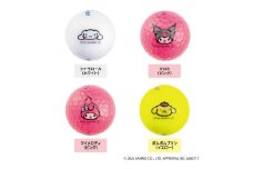 ゴルフボール KIRA★STAR×SANRIO CHARACTERS  24個入り【シナモロール、クロミ、ポムポムプリン、マイメロディ (４種類)】 ゴルフ キャスコ kasco