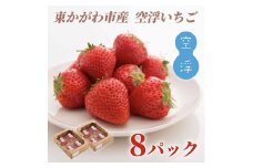 [№4631-1831]空浮いちご 8パック「北海道・沖縄・離島へのお届け不可」