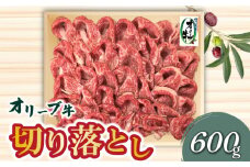 【ふるさと納税】香川県産黒毛和牛 オリーブ牛 切り落とし600g 讃岐牛  すき焼き しゃぶしゃぶ 焼肉 オレイン酸 冷凍