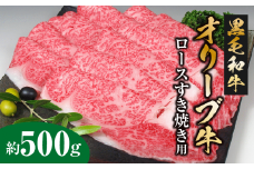 【ふるさと納税】黒毛和牛 オリーブ牛 ロース すき焼き用 約500g [ 国産 ブランド牛 讃岐牛 牛肉スライス 小分け 冷凍 贅沢すき焼き お取り寄せグルメ ギフト 冷凍保存 BBQ 焼肉 冷凍 送料無料 三豊市 30000 30, 台 返礼品 サヌキ畜産フーズ ]