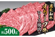 【ふるさと納税】黒毛和牛 オリーブ牛 ロース 焼肉用 約500g [ 国産 ブランド牛 讃岐牛 牛肉スライス 小分け 冷凍 贅沢焼肉 ごちそう肉 贈り物 お取り寄せグルメ ギフト 冷凍保存 BBQ 冷凍 送料無料 三豊市 30000 30, 台 返礼品 サヌキ畜産フーズ ]