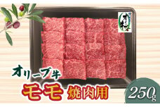【ふるさと納税】香川県産黒毛和牛オリーブ牛モモ焼肉250ｇ肉 焼肉 牛肉 モモ肉 ハラミ オリーブ牛 焼き肉 セット バーベキュー BBQ はらみ 香川県 三豊市  秋 旬