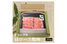 【ふるさと納税】香川県産黒毛和牛オリーブ牛肩ロース焼肉250ｇ  秋 旬