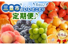 【ふるさと納税】【配送不可地域：北海道・沖縄県・離島】桃 7月 ニュー ピオーネ 8月 シャインマスカット 9月 約3kg 小原紅早生 みかん 12月 約2kg せとか デコポン 2月 さぬき姫 イチゴ 約500g 1月 定期便 果実 鮮度 老舗 旬 フルーツ王国 香川県 三豊市 送料無料