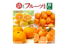 【ふるさと納税】【配送不可地域：北海道・沖縄県・離島】定期便 4回 フルーツ ゆら早生みかん 小原紅早生みかん 宮川早生みかん Ｓ～Ｌサイズ 三豊市産 厳選品 デコポン 旬の季節 お届け 瀬戸内式気候 香川県 三豊市 お取り寄せグルメ お取り寄せ 送料無料