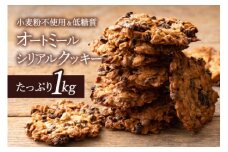 【ふるさと納税】低糖質 スイーツ オートミール 送料無料【ケーキ屋さんの低糖質クッキー】ごろごろオートミールシリアルクッキー 1kg  [ 置き換えダイエット ダイエット ロカボ スイーツ  低糖質  詰め合わせ  ]