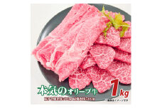 【ふるさと納税】本気のオリーブ牛肩すきやき用500ｇ焼肉用500g  秋 旬