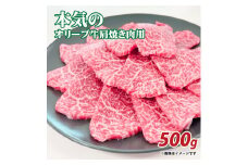 【ふるさと納税】本気のオリーブ牛肩焼肉用500g  秋 旬