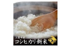 【ふるさと納税】コシヒカリ　新米　5kg 【 まとめ買い 白米 精米 白ご飯 おにぎり ごはん 食品 料理 贈り物 国産 香川県 三豊市 お取り寄せグルメ お取り寄せ 送料無料 返礼品 マミィギフト香川 】