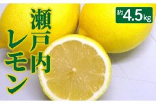 【ふるさと納税】【先行予約】【配送不可地域：北海道・沖縄県・離島】 瀬戸内レモン 約4.5kg レモン 国産 れもん 檸檬 lemon オーガニック 瀬戸内 有機レモン 通販 お取り寄せ オーガニックレモン 瀬戸内レモン フレッシュレモン 健康 人気 美容効果 効能  秋 旬