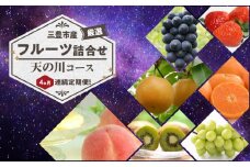 【ふるさと納税】【配送不可地域：北海道・沖縄県・離島】三豊市産の厳選フルーツ詰合せ♪4ヶ月連続定期便！【天の川コース】  秋 旬