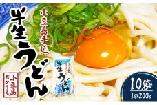 【 小豆島 】小豆島手延べ半生うどん（200g×10袋）