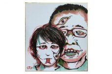 【 小豆島 】妖怪画家による妖怪風似顔絵（2～3人） チケット イラスト オリジナル 絵 似顔絵 妖怪 香川 香川県 土庄 土庄町