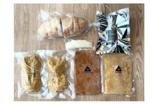 小豆島OASISの自家製 パスタセット（オリーブ牛ラグー・小豆島無農薬レモンと鶏ラグー・川本植物園オイル）