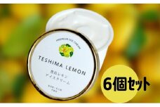 豊島で育ったレモンのアイスクリーム 6個