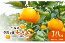 【 小豆島 】小豆島夕陽ヶ丘 みかん 10kg S～Lサイズ おまかせ 早生みかん 早生 蜜柑 ミカン 柑橘 香川 香川県 土庄 土庄町