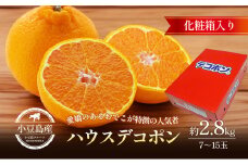 【 小豆島 】 ハウスデコポン 約2.8kg 化粧箱 柑橘 デコポン 不知火 果物 フルーツ ハウス くだもの 国産 香川 香川県 土庄 土庄町 