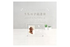 うちの子記念日 フォトフレームよこ/P-UA10Y