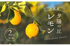 小豆島 夕陽の丘 レモン 2kg (14～18玉) 果物 フルーツ 柑橘 香川 土庄町