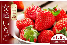 小豆島女峰いちご 約230g×8パック