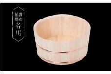 風呂桶(小)　桧　21cm|讃岐桶樽 伝統工芸品 伝統 木工 風呂桶 木 香川県 三木町|_mk038-001
