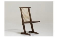 ＣＮ101　コノイドチェア（ｼﾞｮｰｼﾞﾅｶｼﾏ椅子ｼﾘｰｽﾞ）（高松市共通返礼品）|片持ち梁 ダイニングチェア 2本脚 香川県 三木町|_mk009-001