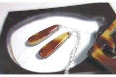本べっ甲×水牛の角製　ピアス　天然素材エヌプロダクト　TH-S2 | アクセサリー 本べっ甲 水牛の角 バッファローホーン 希少 天然素材 美しい模様 エヌプロダクト おしゃれ 美しい 香川県 三木町 |_mk113-004