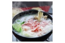 オリーブ豚　まろやか　豆乳鍋　合計　8人前　(2人前×4)| 豚 豚肉 豚バラ バラ 特製 タレ 特製ダレ 特製スープ オリーブ豚 鍋 豆乳 ギフト プレゼント 食品 贈り物 贈答 冷凍 香川県 三木町 おすすめ|_mk146-098