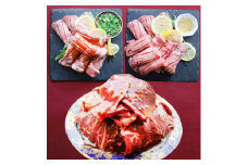 「牛ハラミ」&「牛タン」　焼肉3種セット　各250g(計750g) | 牛肉 焼肉 タレ 漬け 塩ダレ 味噌ダレ 秘伝 柔らかい 味付き やきにく ハラミ 希少 小分け 厚切り 冷凍 BBQ バーベキュー 香川県 三木町 国産 おすすめ 牛 ギフト 食品 お取り寄せ プレゼント 贈り物 贈答 |_mk146-140