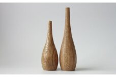 木製眼鏡スタンド　(大小ペア/2点セット）【ブラウン】 | メガネスタンド 眼鏡スタンド スタンド 木製 インテリア 室内 置物 雑貨 オーク材 自然塗料 指輪スタンド おしゃれ シンプル 香川県 三木町 |_mk113-010