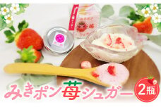 みきポン苺シュガー(2個入り) | グラニュー糖 希少糖 苺 さぬきひめ 苺シュガー 砂糖 トースト お菓子 三木町 |_mk162-001