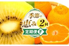 季節の恵み2回定期便F | 果物 フルーツ 定期便 果物定期便 フルーツ定期便 旬 旬の果物 旬の定期便 スイーツ デザート ゴールドキウイ デコポン キウイフルーツ ギフト 贈り物 贈答 ご褒美 厳選 香川県 三木町 |_mk165-t006