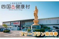 四国健康村／フリープラン招待券（タオルセット付）