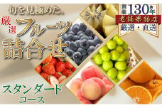 [№5911-0344]旬を見極めた、厳選フルーツ詰合せ-スタンダードセット-