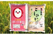 [№5911-0287]香川県綾川町産コシヒカリ・おいでまい食べ比べセット