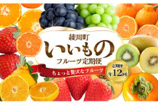 [№5911-0303]ちょっと贅沢な　綾川町いいものフルーツ定期便（年間12回）