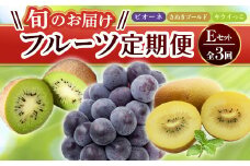 【フルーツ定期便 3回】 《ピオーネからスタート》 Eセット ピオーネ 約1.2kg さぬきゴールド 約2.7kg キウイっこ 約1.8kg ぶどう キウイ キウイフルーツ 旬 果物 国産 香川県 フルーツ定期便 F5J-797