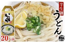 半生うどん（つゆ付き）10箱 うどん 麺 麺類 加工品 食品 F5J-174