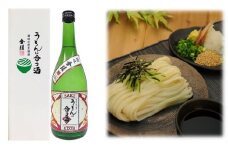 冷凍麺！本場さぬきうどん屋の純生うどん12人前と純米酒コラボセット【Z-4】
