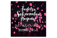 ～夜空を幻想的に彩る桜色のランタン～ スカイ桜んたんリリース【A-119】