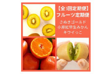 【全3回フルーツ定期便】さぬき讃フルーツさぬきゴールドと小原紅早生みかんとさぬきキウイっこ【D-15】