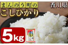 ＜令和6年産＞香川県まんのう町産 コシヒカリ(5kg) 【man027】【香川県食糧事業協同組合】