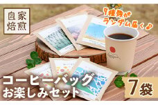 ディップ・ドリップコーヒーセット(7袋/7種類) 【man172・man173・man176】【サニーサイド】