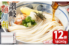 ＜容量が選べる＞ 半生『讃岐麺維新』(12袋×240g・つゆなし)【man281】【こんぴらや販売】